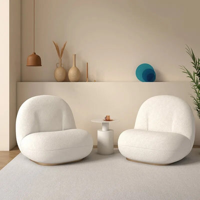 Dori White Lounge Chair