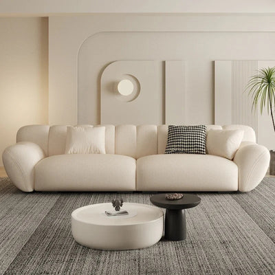 Nailea Shell White Sofa