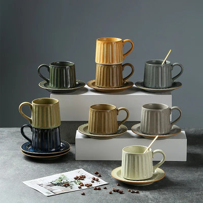 Julie Ceramic Coffee Mug Set