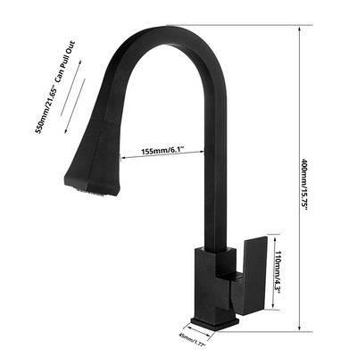 Benton Dual Function Pull Down Faucet