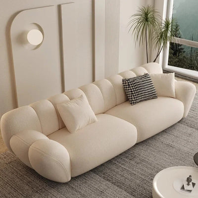 Nailea Shell White Sofa