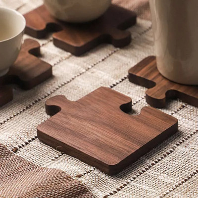 Bentlee Wooden Jigsaw Coaster
