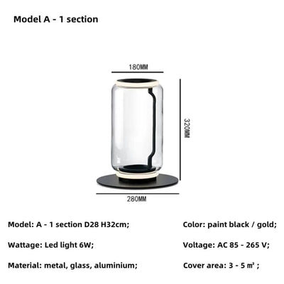 Coralie Glass Floor Lamp