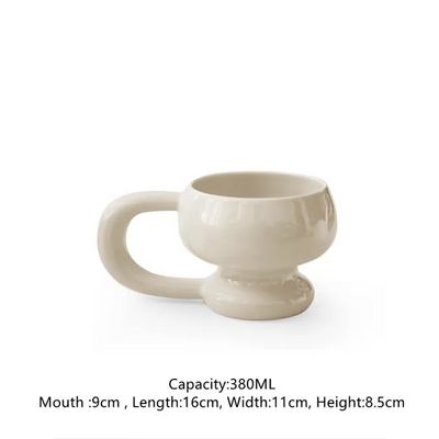 Beatrix Curved Design Ceramic Mug Set
