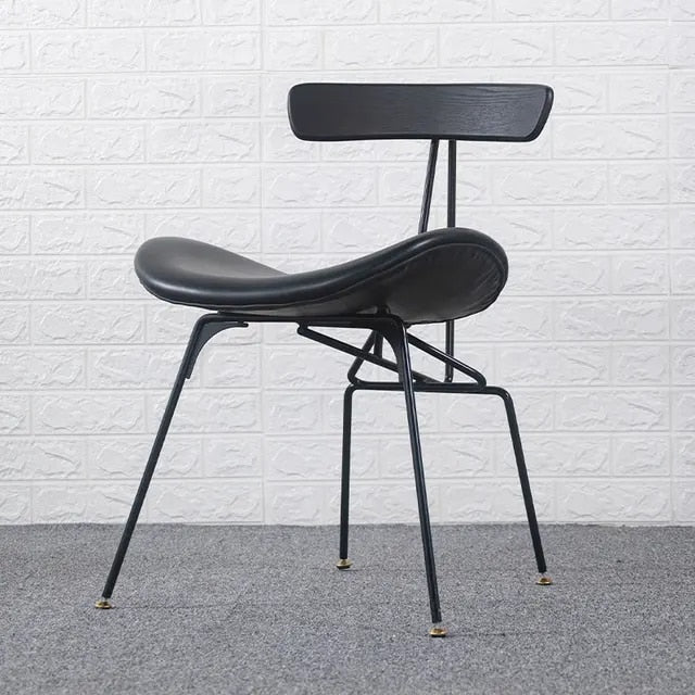 Rusk Leather Dining Chair