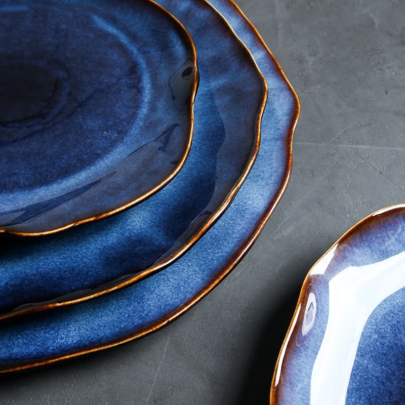 Griffin Blue Tableware Set