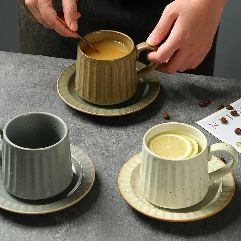 Julie Ceramic Coffee Mug Set