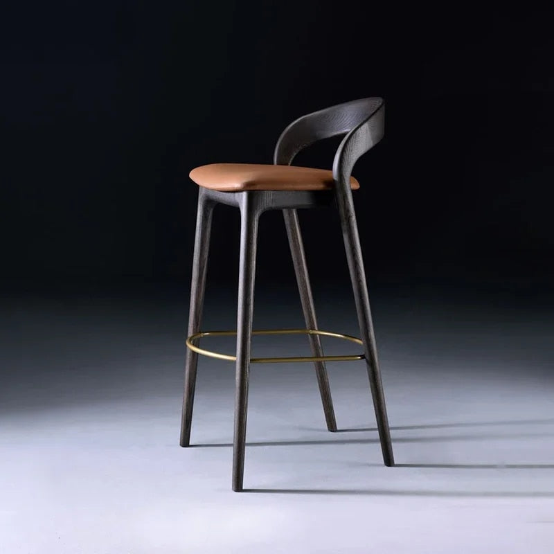 Lalani Wooden Bar Stool Chair