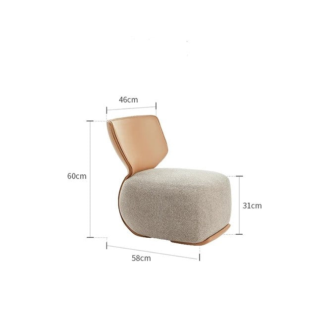 Mason Curved Round Armchair