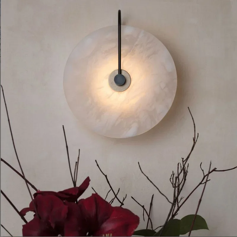 Luna Marble Wall Light