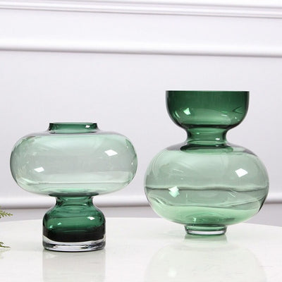 Blanche Glass Vases