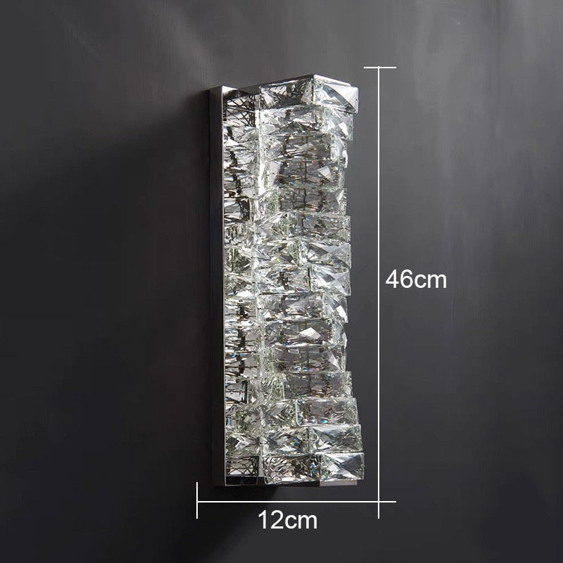 Deirdre Crystal Wall Light