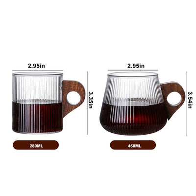 Mabel Glass Coffee Mug Set