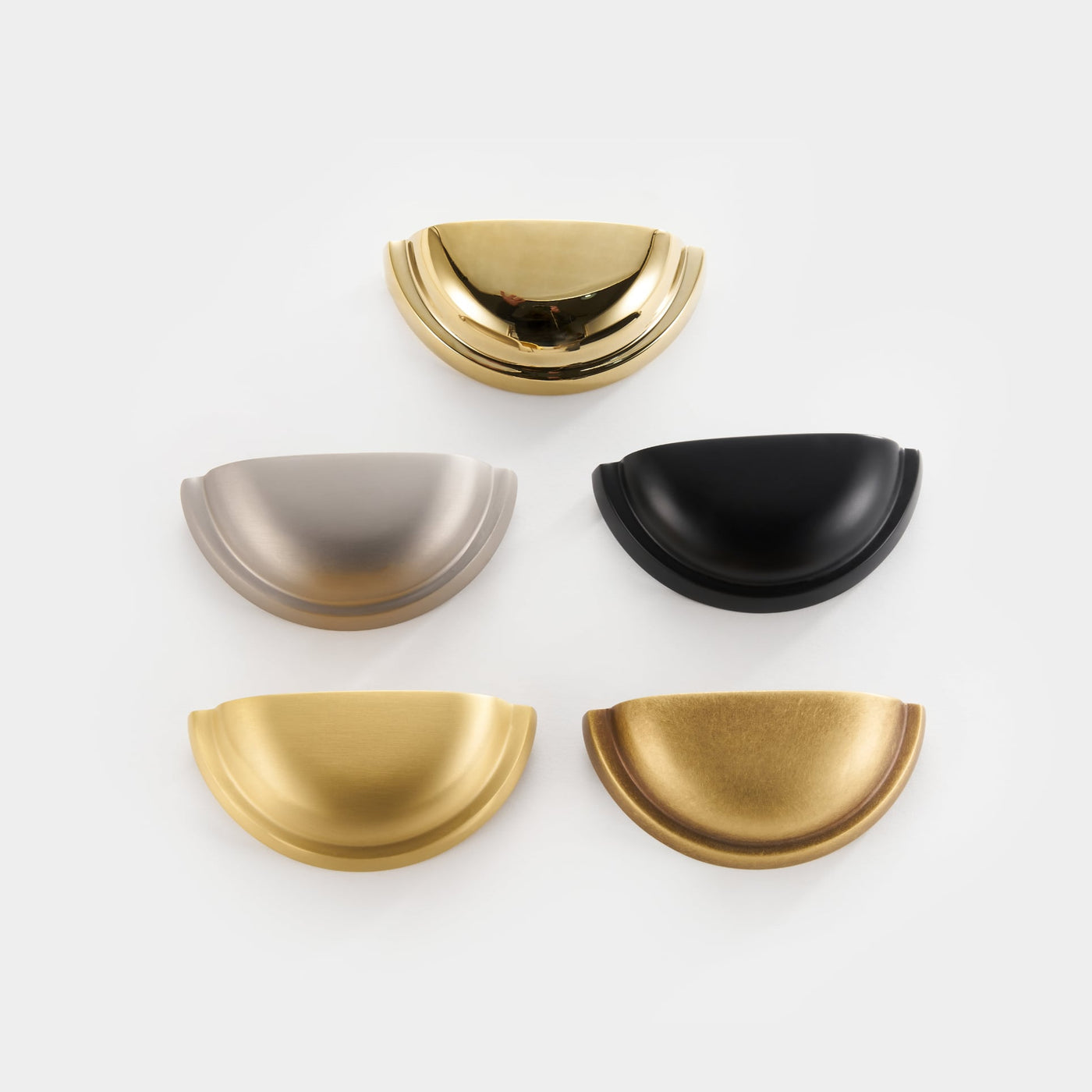 Aminah Solid Brass Cup Pull Handles