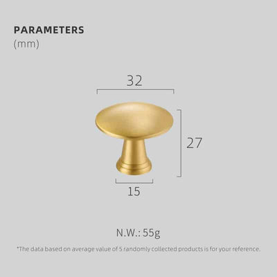 Saylor Solid Brass Knobs