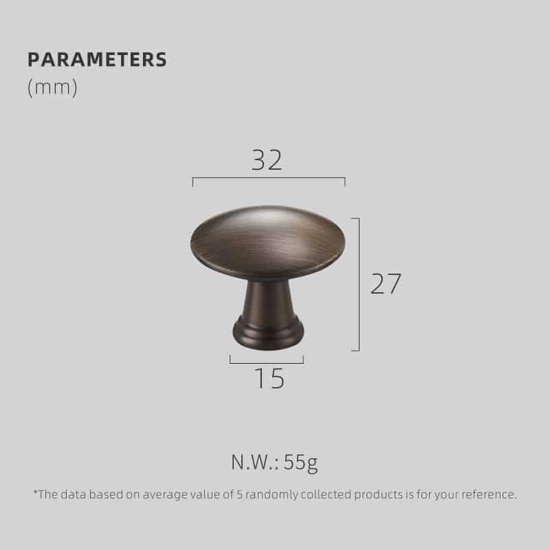 Saylor Solid Brass Knobs