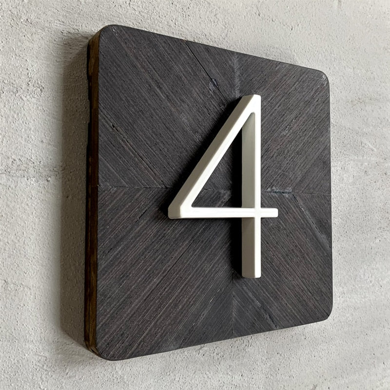 Floating house numbers